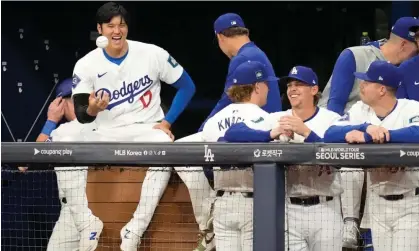  ?? ?? Shohei Ohtani’s Los Angeles Dodgers are in South Korea as they start the Major League Baseball season. Photograph: Lee Jin-man/AP