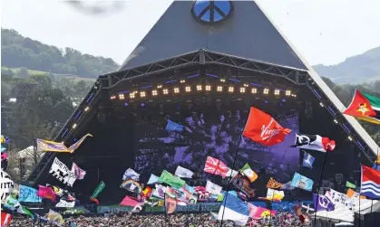  ?? ?? The Pyramid stage at the Glastonbur­y festival in 2022. Photograph: Andy Buchanan/AFP/Getty Images