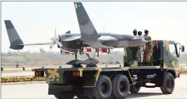  ?? ?? The Burraq UCAV remains in active use with the Pakistani Army and Air Force even now