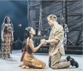  ?? JOHAN PERSSON ?? Rob Houchen as Joe Cable in South Pacific at Chichester Festival Theatre