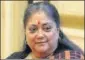  ??  ?? Vasundhara Raje