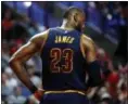  ?? ASSOCIATED PRESS FILE ?? The Cavaliers seem to think everything will be fine because they have LeBron James. They held a players‑only meeting March 30.