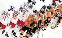  ?? EXPA ?? Der „Handshake“im Eishockey wurde gestrichen