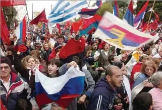  ?? ?? RECORRIDAS. La comisión de Interior del Frente Amplio lidera el plan “Por el agro, por Uruguay”