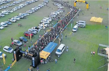  ??  ?? PARK AND RIDE: Cyclists can once again look forward to a first-class rider and spectator experience at The Herald Continenta­l MTB race, to be hosted at the Addo Polo Club on February 17