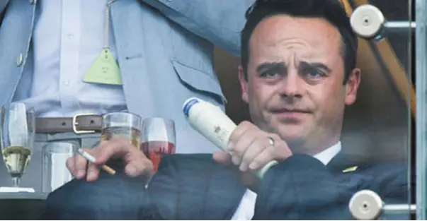  ??  ?? SOBERING THOUGHT: Ant McPartlin, who has checked into rehab after admitting to alcohol abuse, has fallen into the Victorian mindset that he is a moral failure