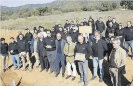  ?? RAFAEL MELLADO ?? Salvador Fuentes participó en la plantación de 300 árboles en el Patriarca.