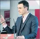  ?? SANTI OTERO / EFE ?? Pedro Sánchez, ayer en Burgos