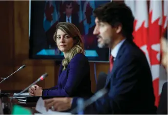  ?? La belle province? Adam Scotti photo ?? Official Languages Minister Mélanie Joly is carrying the burden of reforming the Official Languages Act, the first effort to update the OLA since 1988. Is she up to it, in what may be an election year, with major parties vying for seats in