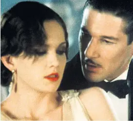  ??  ?? Jazztrompe­ter Dixie (Richard Gere) und Vera (Diane Lane) lieben einander. Es bleibt aber nicht einfach im „Cotton Club“, 22.25 Uhr, 3sat.