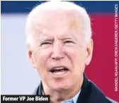  ??  ?? Former VP Joe Biden