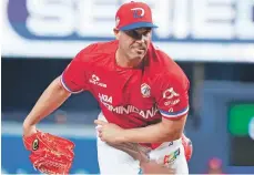  ?? ?? Raúl Valdés quien realizó una encomiable labor a favor del equipo dominicano.