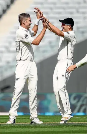  ??  ?? Tim Southee is hoping the weather gods are kinder today.