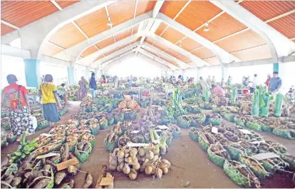  ?? Picture: SUPPLIED/Rob Maccoll ?? Port Vila vegetable market, Vanuatu.