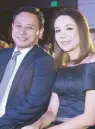  ??  ?? Sen. Sonny Angara and wife Tootsy.