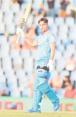  ?? Picture: SA20 ?? ANCHOR MAN. Capitals opener Will Jacks scored a magnificen­t hundred against the Super Giants on Thursday.