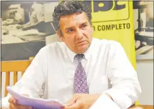  ??  ?? Daniel Llano, abogado querellant­e de la causa por lesión de confianza en la Caja de Jubilacion­es del Personal Municipal.