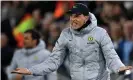  ?? Oli Scarff/AFP/Getty Images ?? Thomas Tuchel during Chelsea’s win at Leeds on Wednesday. His clear-the-air talks appear to have has the desired effect. Photograph: