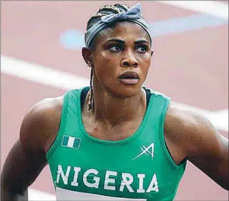  ?? ?? Blessing Okagbare...ban now extended to 11 years