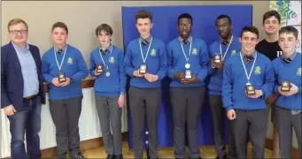  ??  ?? Colaiste na hInse - Runners Up