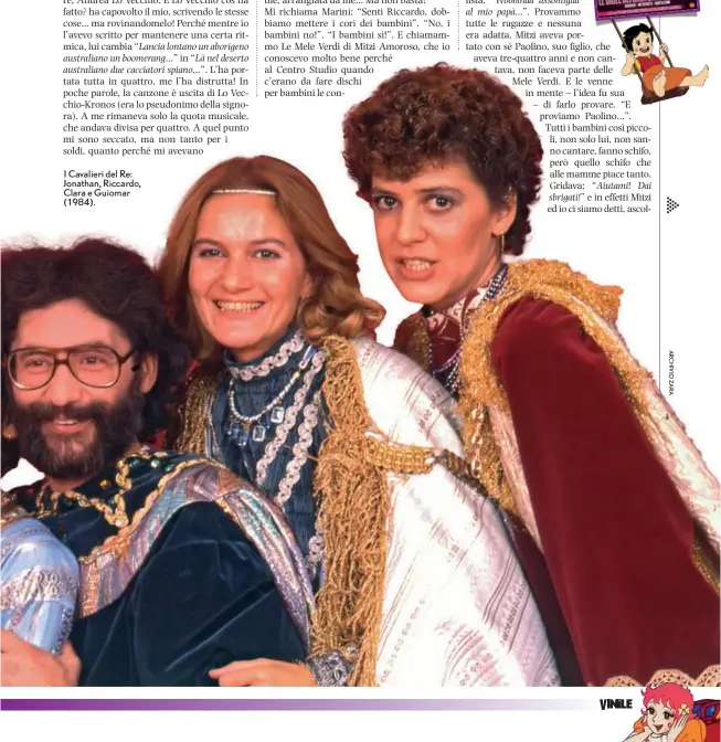  ?? ?? I Cavalieri del Re: Jonathan, Riccardo, Clara e Guiomar (1984).