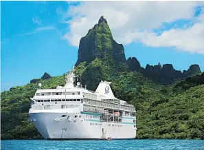  ??  ?? Paul Gauguin Cruises has just released its 2018 sailing schedule aboard its namesake vessel, the 332-guest Paul Gauguin. The vessel, launched in 1997, features three dining spaces, plenty of open deck space and a watersport­s marina. — PAUL GAUGUIN...