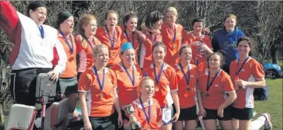  ??  ?? The Wicklow ladies hockey team who beat Tullamore to claim the Leinster Division 13/14 Cup final.