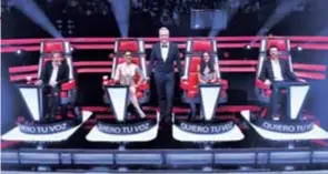  ??  ?? El programa más visto del año La Voz Argentina contó con la conducción de Marley y la participac­ión especial de Ricardo Montaner, Soledad Pastorutti, Tini Stoessel y Axel en el papel de coaches.