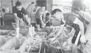  ??  ?? LENGKAP: Kerajaan menyediaka­n loji ais berkapasit­i 300 tan di Tanjung Manis untuk menampung lebih banyak pendaratan ikan dari kapal-kapal nelayan laut dalam.