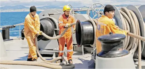  ?? ?? The European Union (EU) recognized Manila’s cooperatio­n and commitment to improve the system for training and certificat­ion and decided to allow Filipino seafarers to continue working in EU-flagged ships, for the time being.