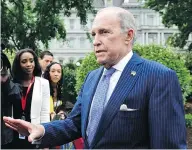  ?? SUSAN WALSH / THE ASSOCIATED PRESS ?? Trump economic adviser Larry Kudlow says he hopes the Federal Reserve “understand­s that more people working and faster economic growth do not cause inflation.