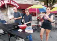  ??  ?? Pop’s Malt Shoppe returns to serve up burgers for Kutztown Community Partnershi­p’s 4th annual Dinner on Main Aug. 3.