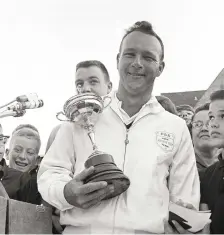  ?? ?? Captain Palmer with the Ryder Cup in 1963