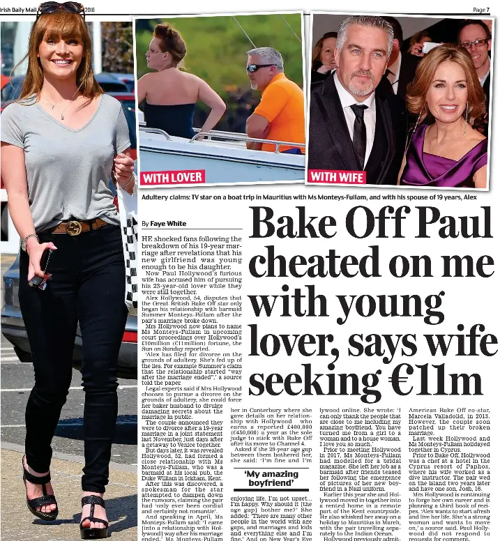 Bake Off Paul Cheated On Me With Young Lover Says Wife Seeking 11m Pressreader