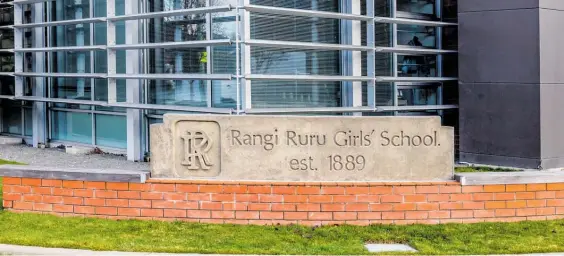  ?? ?? Christchur­ch’s Rangi Ruru Girls’ School has revealed two other former teachers were found to have committed “serious misconduct” towards young women.