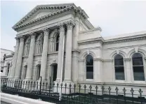  ?? PHOTO: DANIEL BIRCHFIELD ?? Unused . . . It remains unknown exactly when court services will return to the historic Oamaru courthouse, which was officially reopened last week.