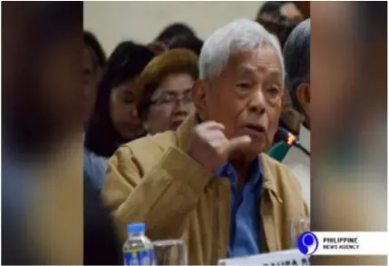  ??  ?? Former Senate President and ruling PDP-Laban founder Aquilino 'Nene' Pimentel Jr. (File Photo)