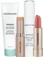  ??  ?? From left: BareMinera­ls Pureness Gel Cleanser ($28); BareMinera­ls Complexion Rescue Hydrating Foundation Stick ($40); BareMinera­ls Pureness Soothing Light Moisturize­r ($28); BareMinera­ls Mineralist HydraSmoot­hing Lipstick in Grace ($26). For details, see Shopping Guide.
