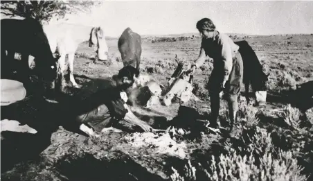  ??  ?? Carol Bishop Stanley, Ghost Ranch founder, circa 1924, Collection of Carol Stanley