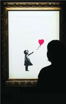  ?? ?? «Niña con globo», una de las obras más reconocida­s del artista