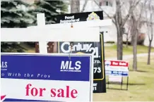  ?? MICHELLE HOFER ?? Resale of single-family homes increased in Calgary during April, the busiest month for single-family home sales since last June.