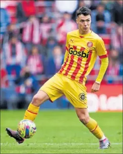  ?? ?? Arnau Martínez, durante un partido del Girona.