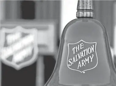  ?? THE SALVATION ARMY ?? The Salvation Army kicks off its annual holiday fundraisin­g campaign earlier than ever this year.