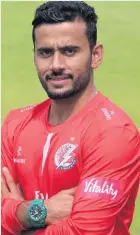  ??  ?? Afghan Zahir Khan has signed until the end of the season for Lancashire