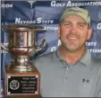  ?? Nevada State Golf Associatio­n ?? Reno’s Joe Peroglio won the Nevada State Senior Amateur at Red Hawk Golf Resort in Sparks.