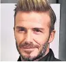  ??  ?? SPECIAL David Beckham