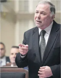  ?? JACQUES BOISSINOT/THE CANADIAN PRESS/FILES ?? Agricultur­e Minister Pierre Paradis has been expelled from cabinet and the Liberal caucus following allegation­s of sexual misconduct levelled by one of his employees.