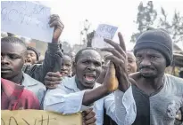  ?? Photo / AP ?? Demonstrat­ors face off against police during a protest against the UN peacekeepi­ng force’s presence in the Democratic Republic of Congo.