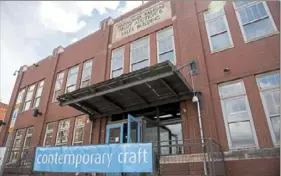  ?? Post-Gazette ?? The exterior of the Society for Contempora­ry Craft’s location on Smallman Street in the Strip District.