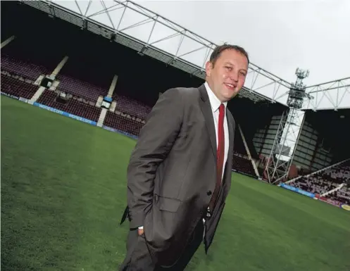  ??  ?? 2 Ian Murray was chairman of the Foundation of Hearts at a time when everything looked rosy at Tynecastle, but the former club director believes that a number of questionab­le decisions, allied to the coronaviru­s pandemic, have left Hearts in a perilous position.